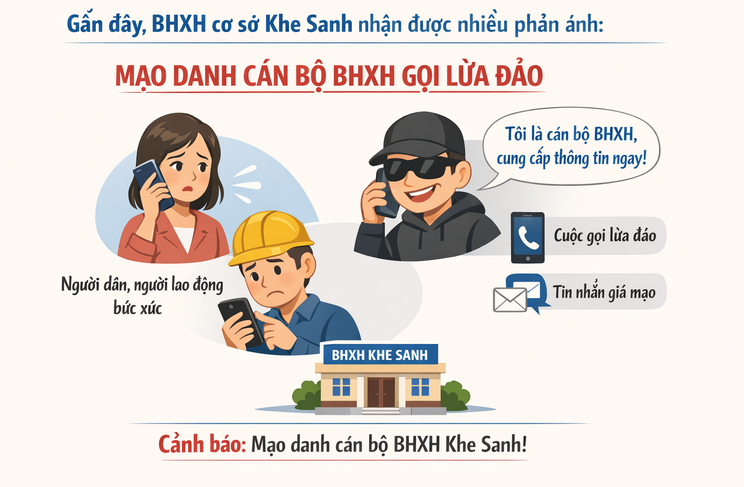 Cảnh báo bảo hiểm xã hội giả mạo cán bộ tại Khe Sanh , Quảng Trị cần lưu ý - Ảnh 1. Cảnh báo bảo hiểm xã hội giả mạo cán bộ tại Khe Sanh , Quảng Trị cần lưu ý - Ảnh 1.