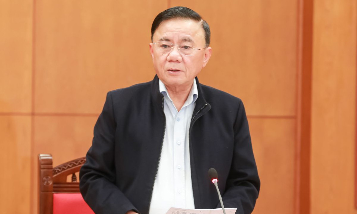 Thường trực Ban B&iacute; thư r&agrave; so&aacute;t nh&acirc;n sự Đại hội XIV của Đảng - Ảnh 1.