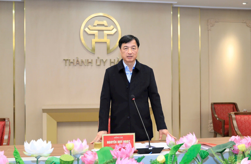 B&iacute; thư Th&agrave;nh ủy H&agrave; Nội Nguyễn Duy Ngọc đẩy nhanh điều tra 5 vụ &aacute;n lớn - Ảnh 1.
