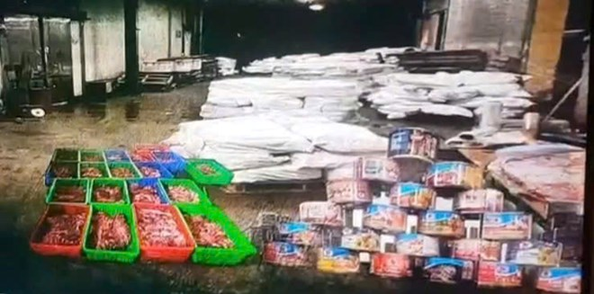 Hơn 120 tấn thịt lợn nhiễm bệnh bị tuồn v&agrave;o C&ocirc;ng ty Cổ phần đồ hộp Hạ Long - Ảnh 2.