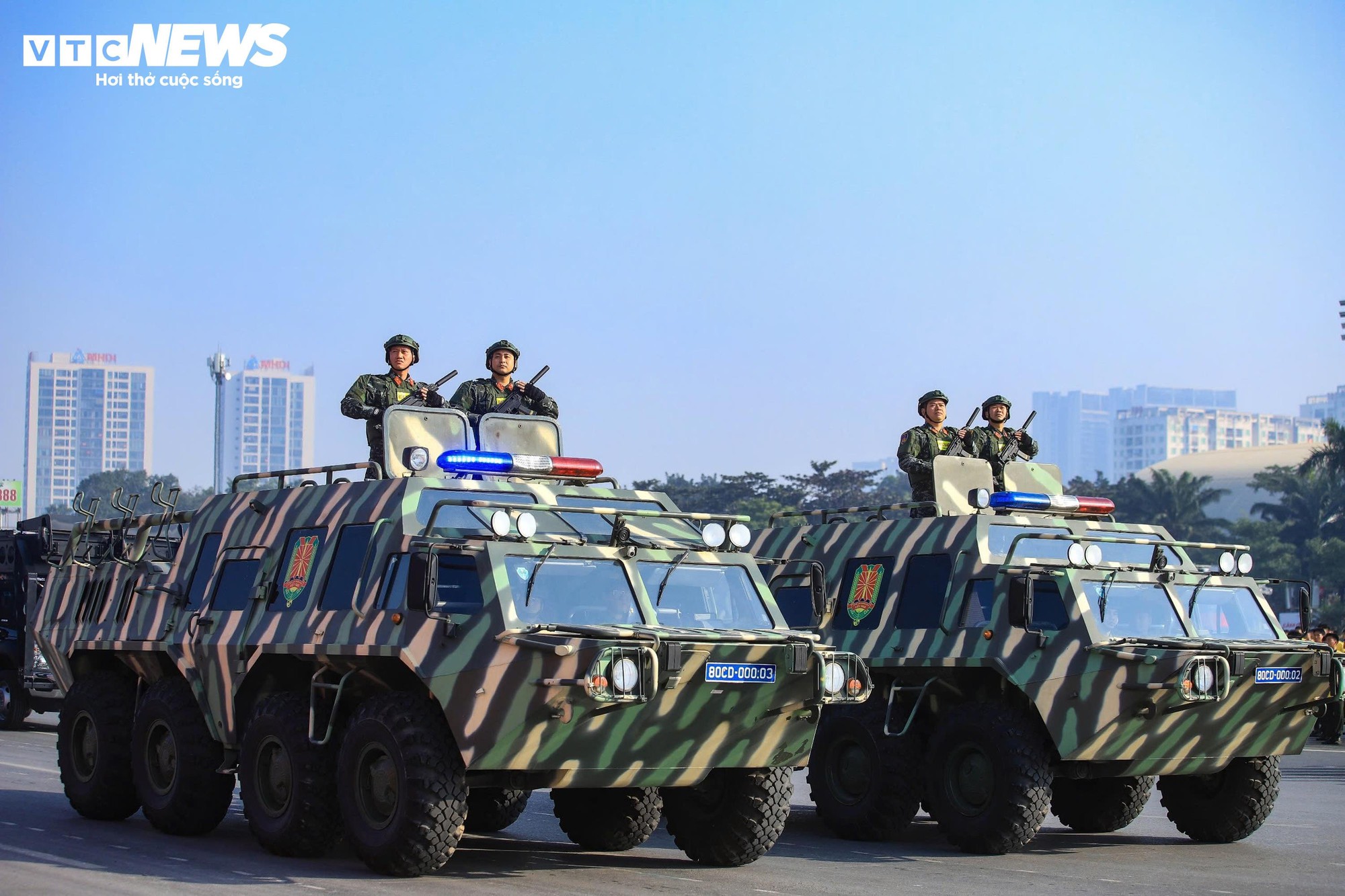 H&agrave;ng ngh&igrave;n cảnh s&aacute;t v&agrave; kh&iacute; t&agrave;i hiện đại bảo vệ Đại hội XIV của Đảng - Ảnh 14.