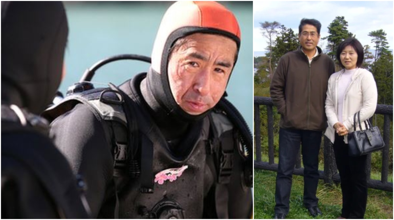 Người đ&agrave;n &ocirc;ng lặn xuống biển 13 năm để t&igrave;m thi thể vợ mất t&iacute;ch trong s&oacute;ng thần- Ảnh 4.