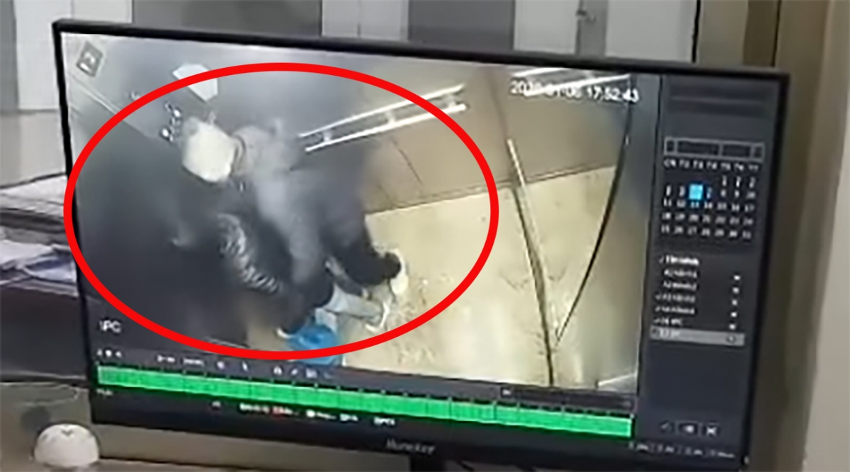 C&ocirc;ng an x&aacute;c minh vụ h&agrave;nh hung phụ nữ tại chung cư H&agrave; Nội - Ảnh 2.