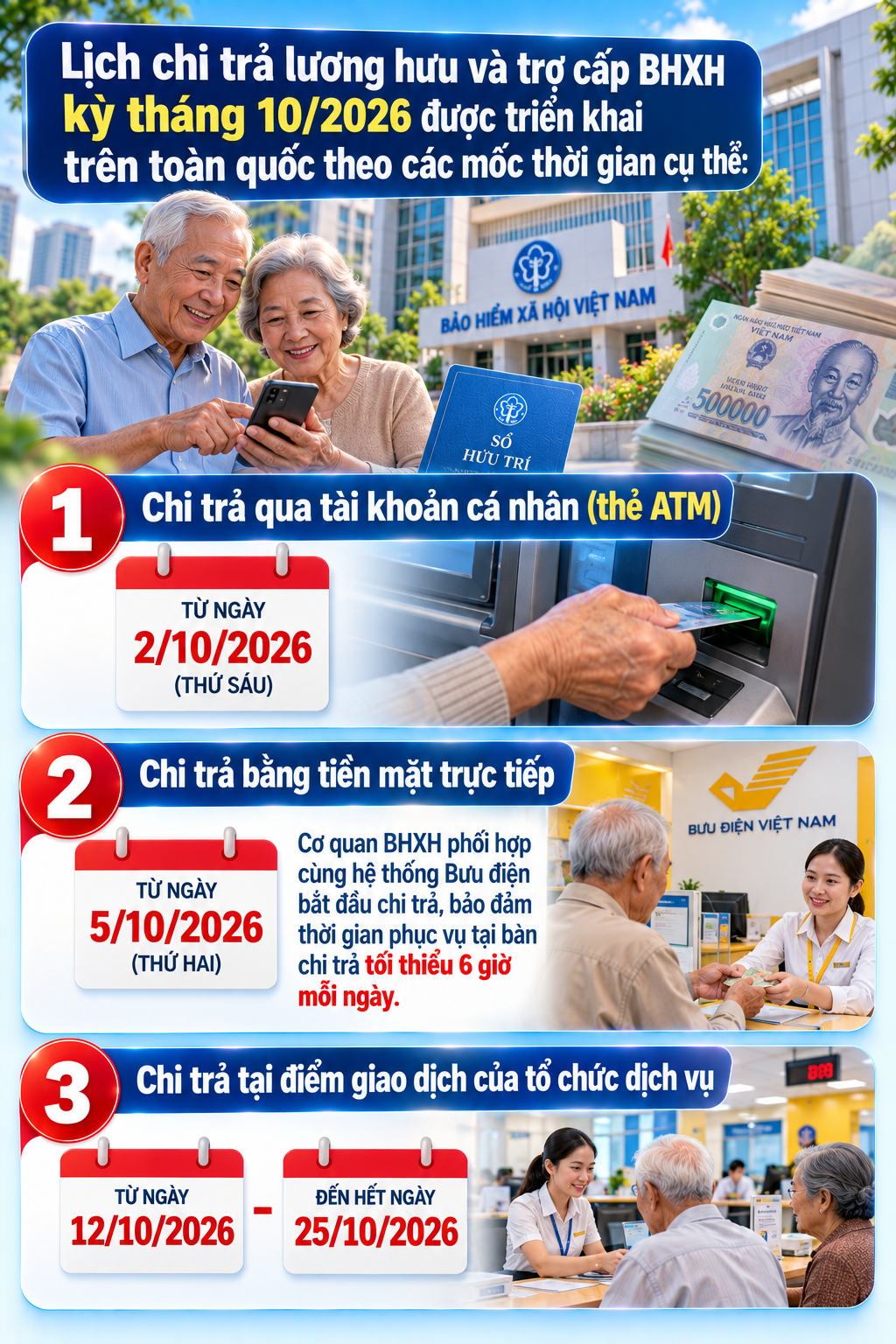 Tất cả người d&acirc;n c&oacute; lương hưu, trợ cấp tr&ecirc;n cả nước ch&uacute; &yacute; th&ocirc;ng tin mới nhất từ h&ocirc;m nay  - Ảnh 2.