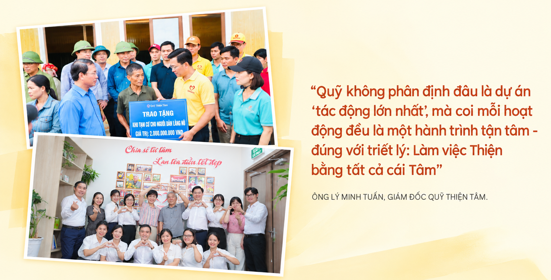 Trích dẫn ông Lý Minh Tuấn chia sẻ