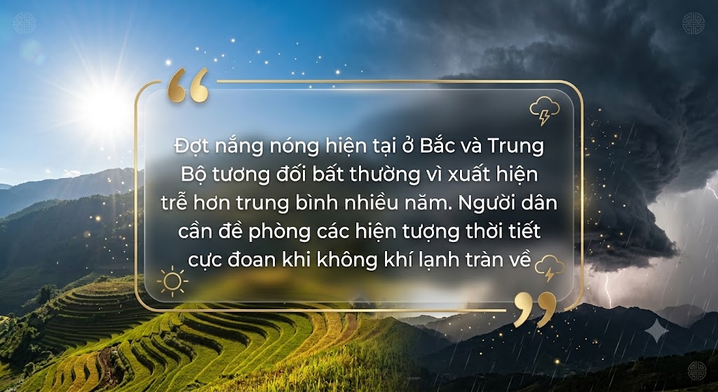 Tin mới nhất về thời điểm miền Bắc xuất hiện mưa to, nhiệt độ giảm xuống 20 độ C - Ảnh 1.