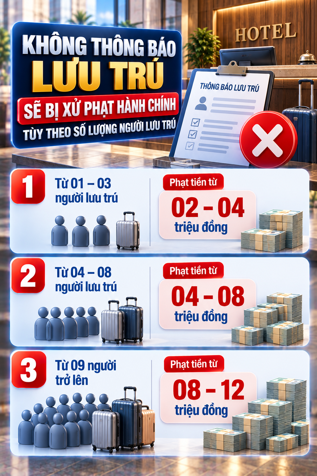 Tất cả người d&acirc;n ch&uacute; &yacute; th&ocirc;ng b&aacute;o mới nhất của c&ocirc;ng an về mức phạt cư tr&uacute; 12 triệu đồng - Ảnh 1.