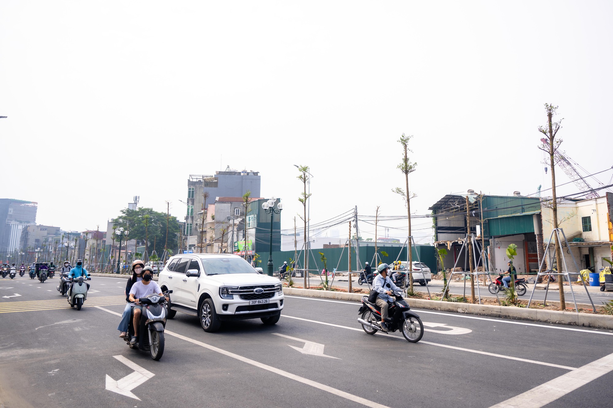 Cảnh tượng giao thông Hà Nội thông thoáng hơn Sau thông xe Vành đai 2 , 5 - Ảnh 10.