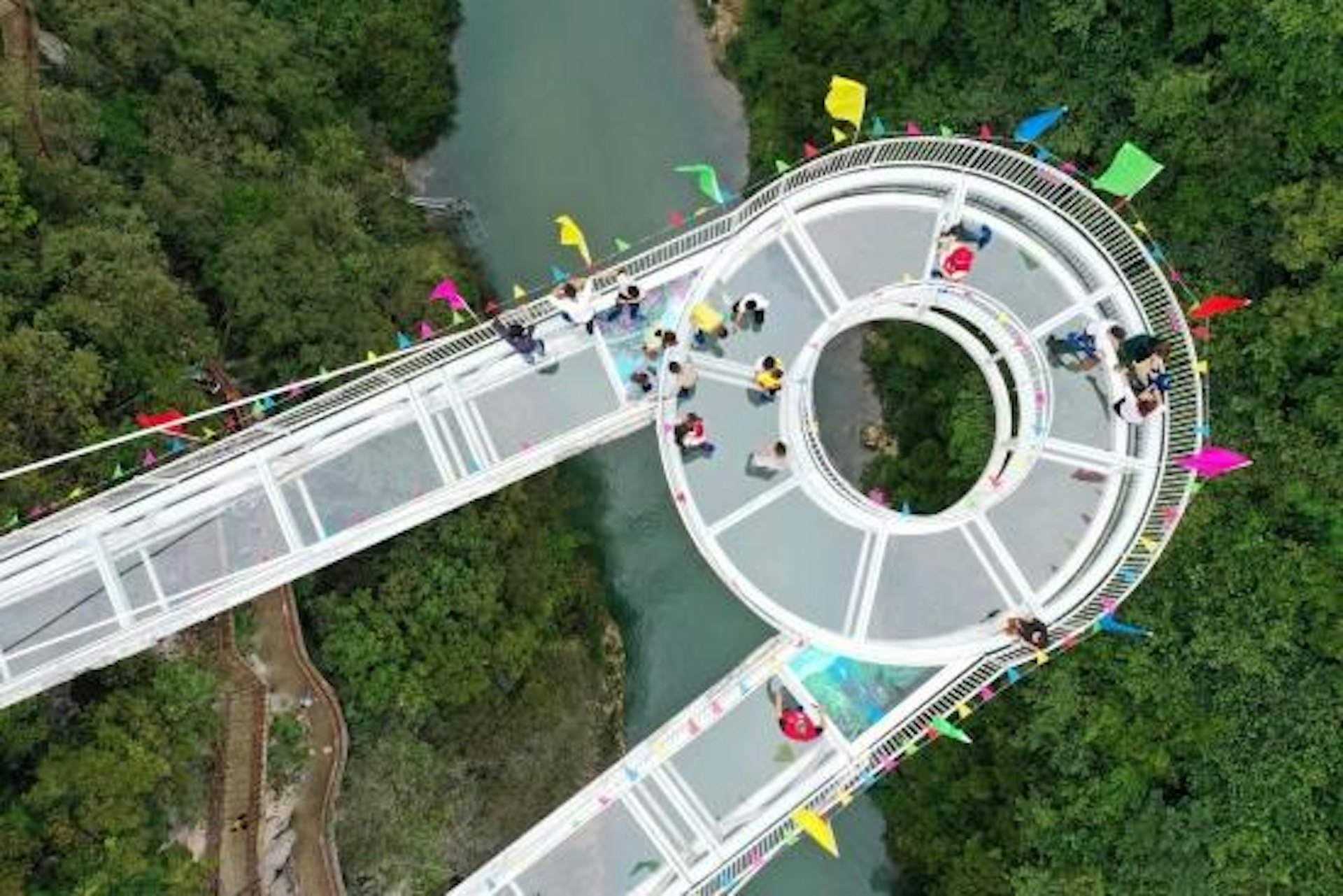 Gallery - Đang đi trên cầu kính tại khu du lịch nổi tiếng, một người phát hiện 3 điểm khác lạ: Chính quyền vào cuộc - image 3