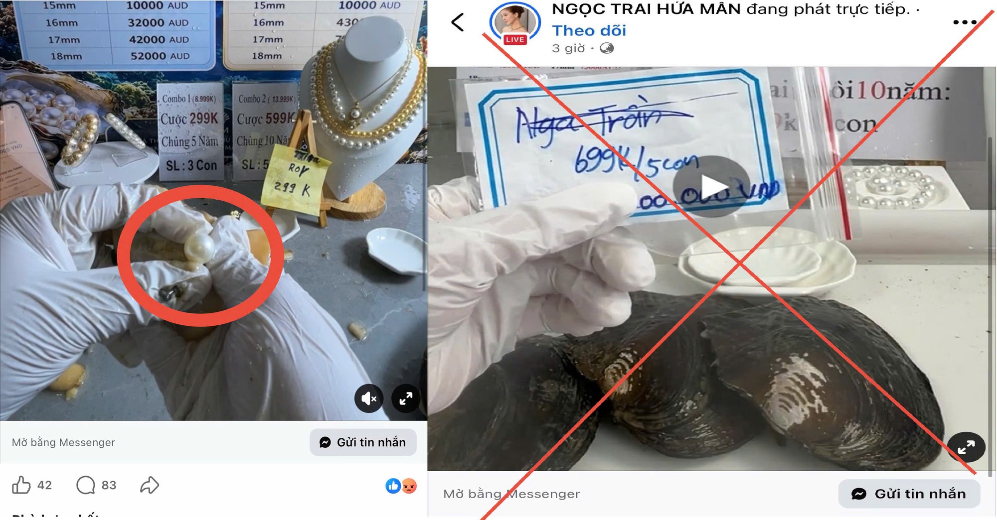 Nguy cơ lừa đảo livestream mở ngọc trai người d&acirc;n cần lưu &yacute; trong năm 2026 - Ảnh 1.