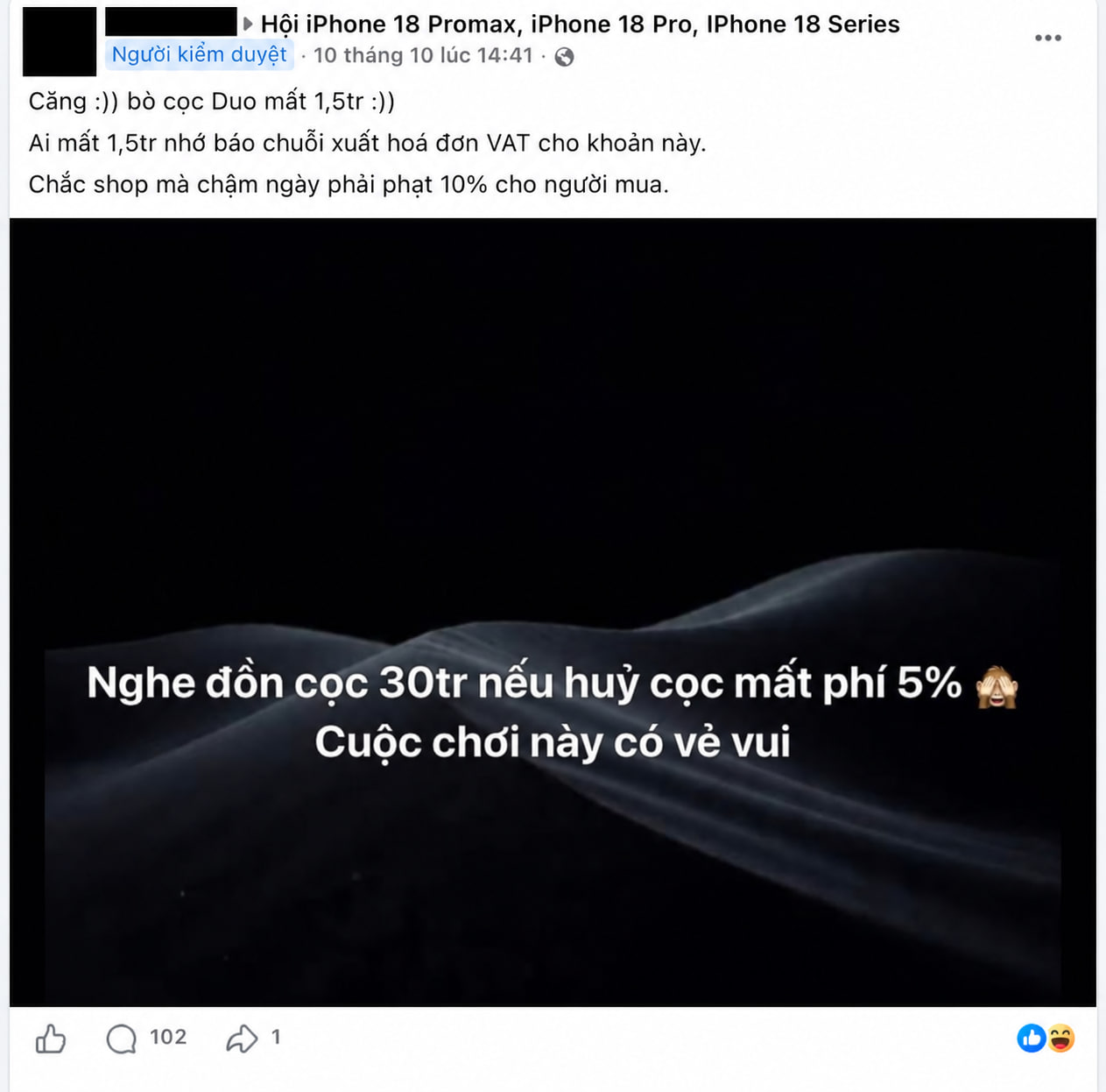 Thực hư cọc 30 triệu đồng khi mua iPhone Duo v&agrave; ph&iacute; hủy cọc 5 % c&oacute; thật kh&ocirc;ng? - Ảnh 2.