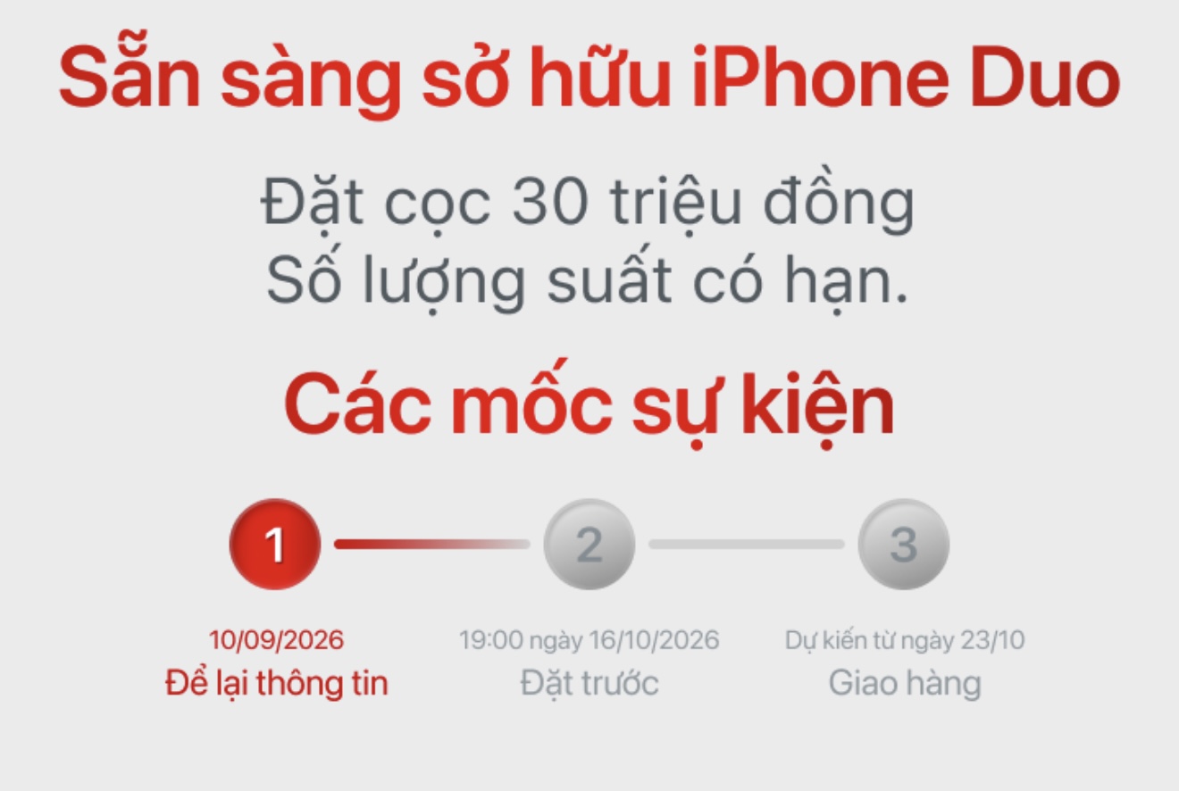 Thực hư cọc 30 triệu đồng khi mua iPhone Duo v&agrave; ph&iacute; hủy cọc 5 % c&oacute; thật kh&ocirc;ng? - Ảnh 1.