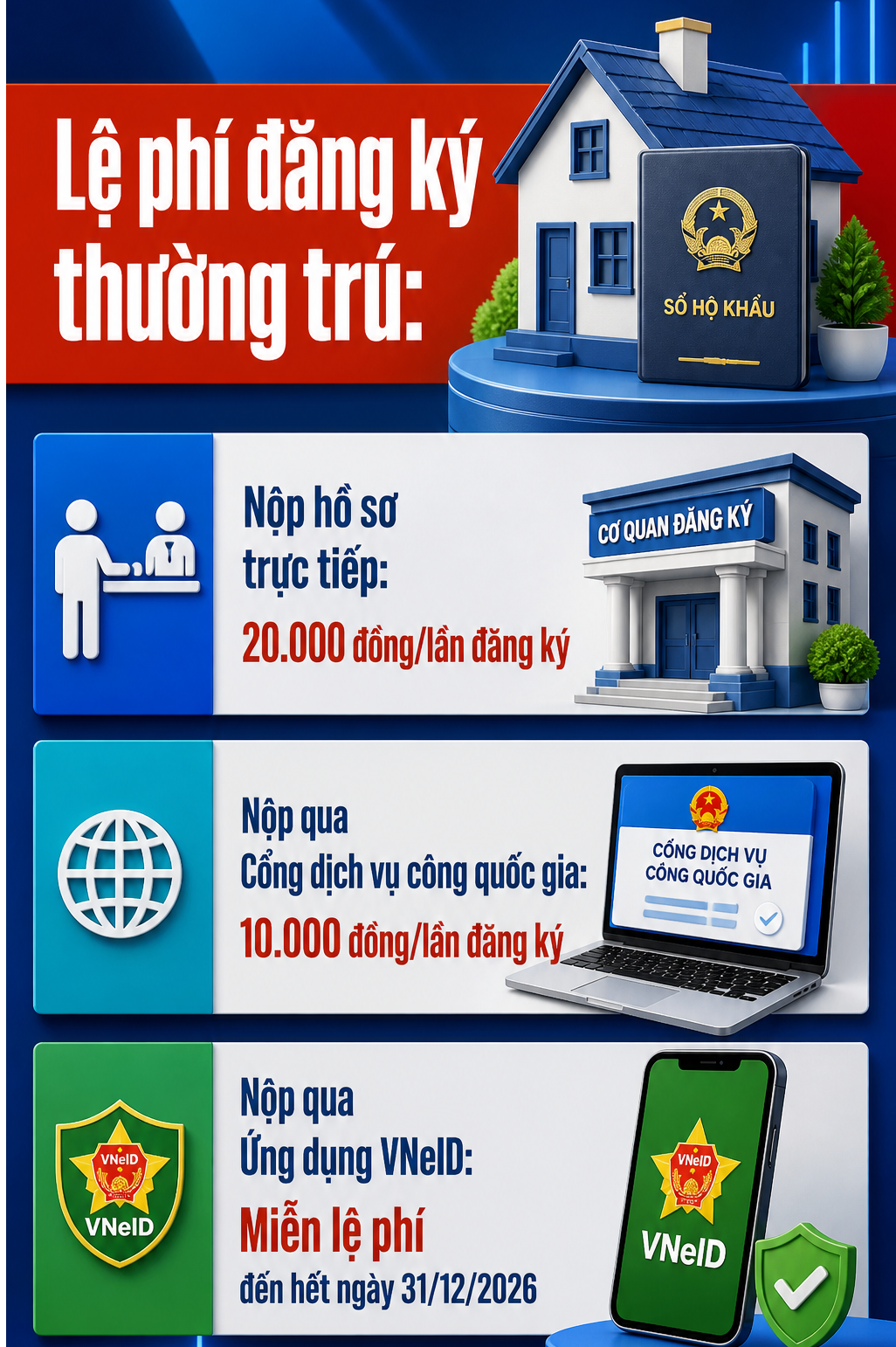 Quy định mới nhất về đăng ký thường trú áp dụng đến hết năm 2026, tất cả người dân cần biết - Ảnh 1.