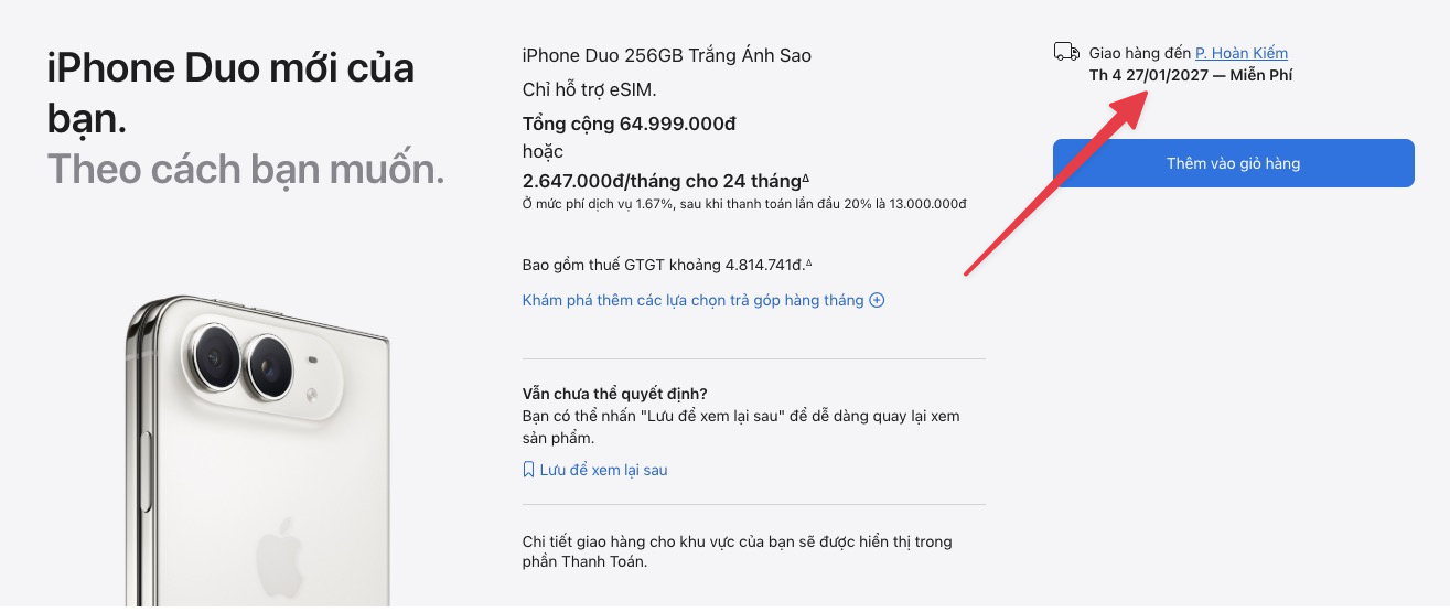 IPhone Duo mở đặt trước tại Việt Nam , cọc 30 triệu đồng để sở hữu phiên bản độc đáo - Ảnh 1. IPhone Duo mở đặt trước tại Việt Nam , cọc 30 triệu đồng để sở hữu phiên bản độc đáo - Ảnh 1.