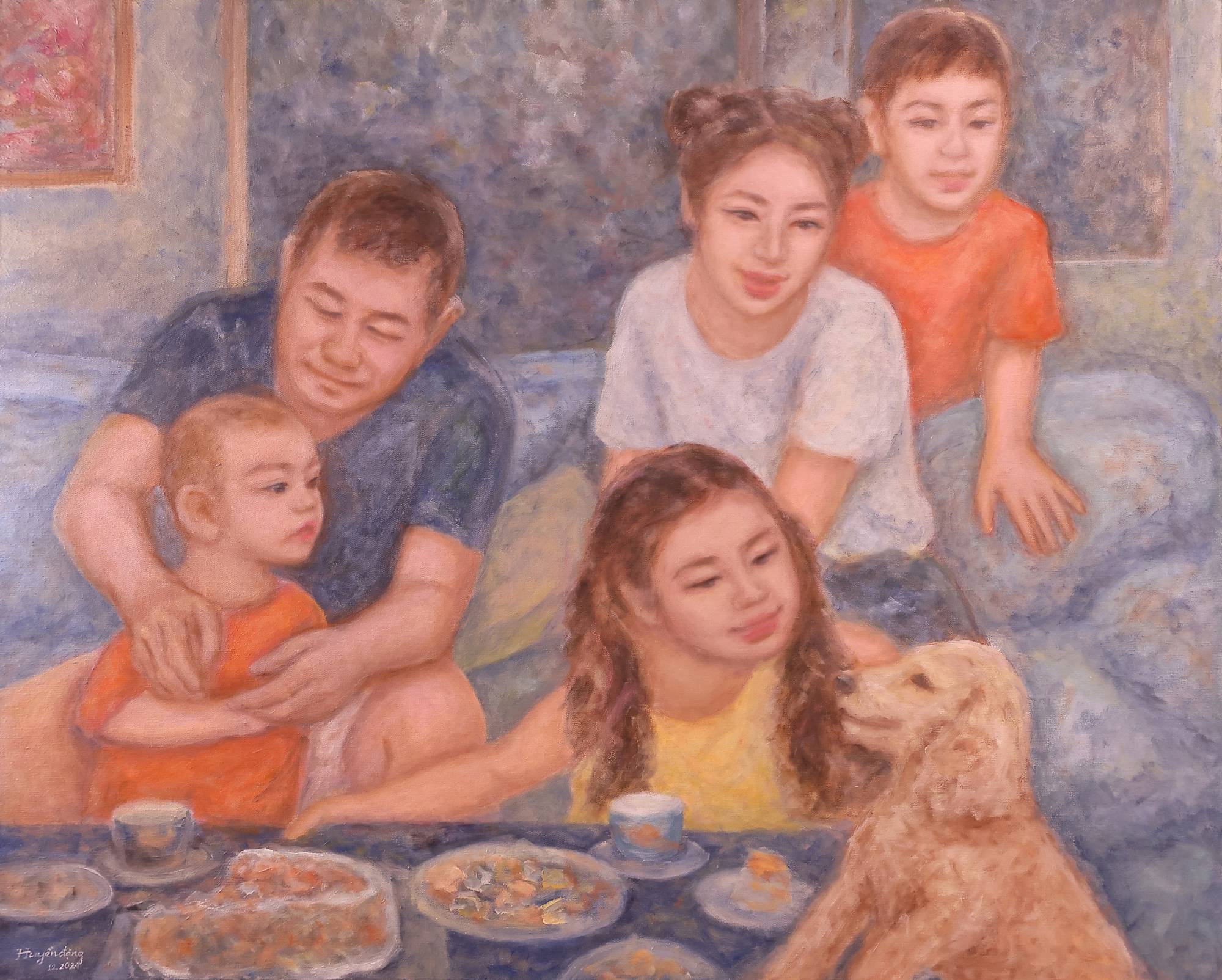 Nữ họa sĩ 4 con Đặng Thanh Huyền rời Hà Nội vào Nha Trang sống, hé lộ về triển lãm thứ 3 - Ảnh 7.
