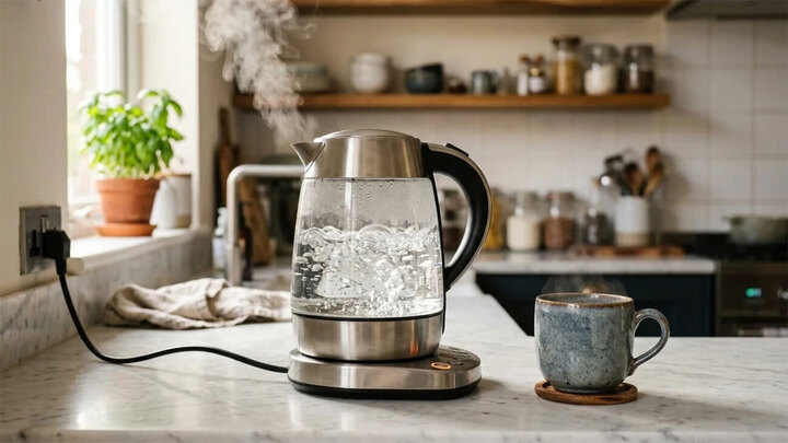 Vì sao người Mỹ hiếm khi dùng ấm siêu tốc mà vẫn đun nước trên bếp? - Ảnh 1.
