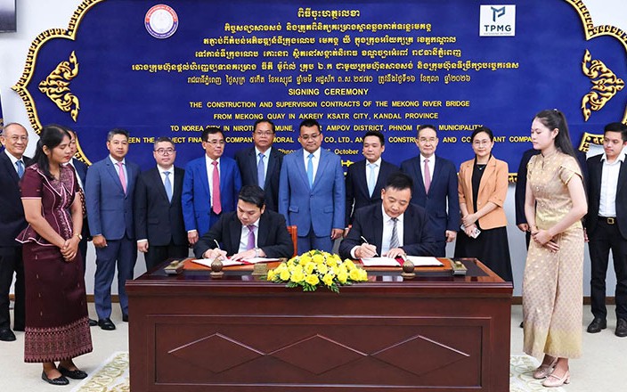 Campuchia chuẩn bị xây cầu bắc qua sông Mekong