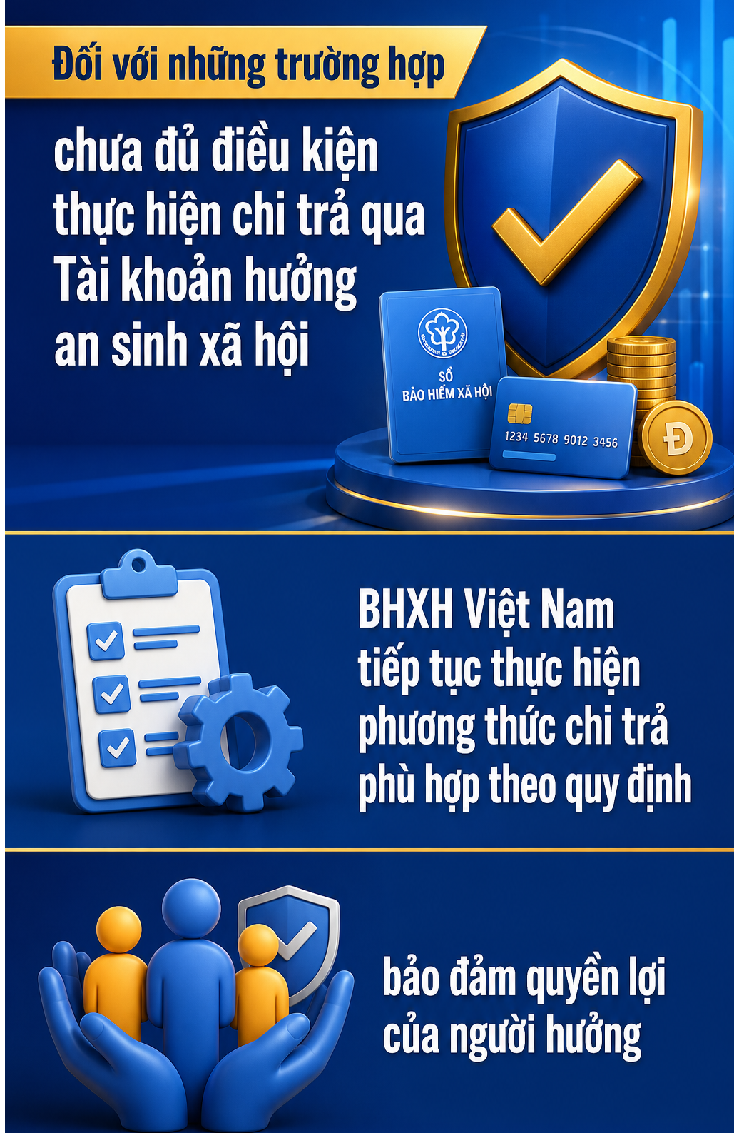 Tất cả người dân có lương hưu, trợ cấp chú ý thông báo mới nhất từ BHXH Việt Nam - Ảnh 3.