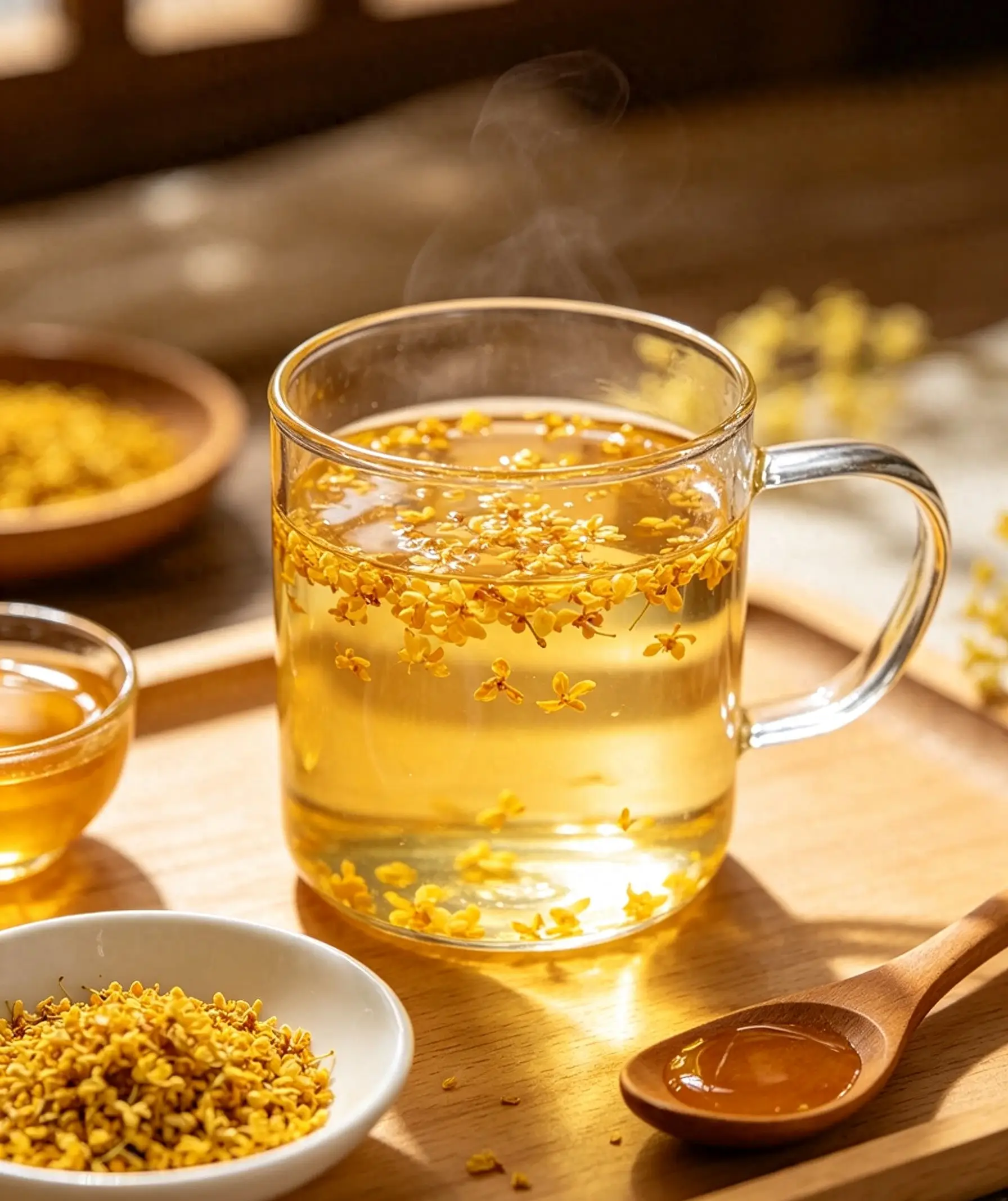 Hoa mộc t&ecirc; trong phim Đầu xu&acirc;n tươi s&aacute;ng: Nguy&ecirc;n liệu hot chị em săn l&ugrave;ng năm 2026 - Ảnh 2.