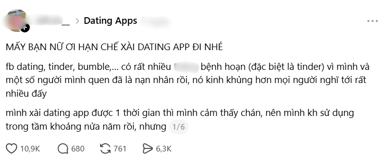 Cảnh b&aacute;o nguy cơ từ ứng dụng hẹn h&ograve;: Th&ocirc;ng tin c&aacute; nh&acirc;n bị lợi dụng tr&ecirc;n diễn đ&agrave;n ngầm - Ảnh 2.
