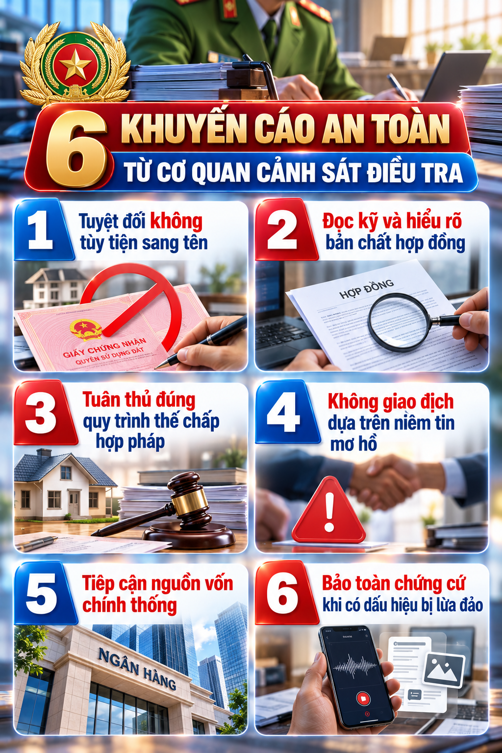 Tất cả người d&acirc;n sở hữu bất động sản ch&uacute; &yacute; th&ocirc;ng b&aacute;o mới nhất từ c&ocirc;ng an - Ảnh 1.