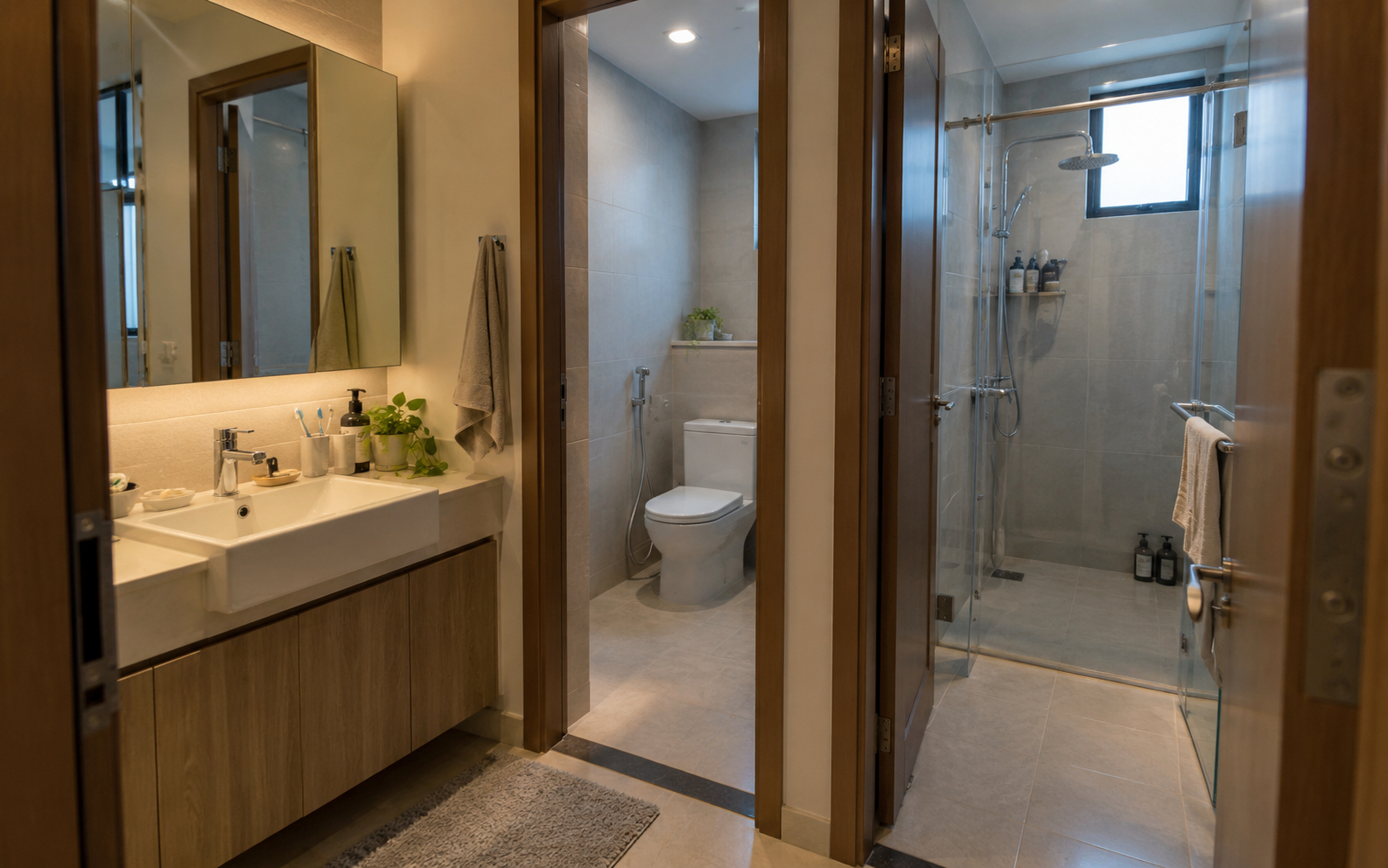 Tại sao nhiều gia đ&igrave;nh kh&ocirc;ng đặt lavabo trong nh&agrave; vệ sinh? giải ph&aacute;p hiệu quả 2026 - Ảnh 3.