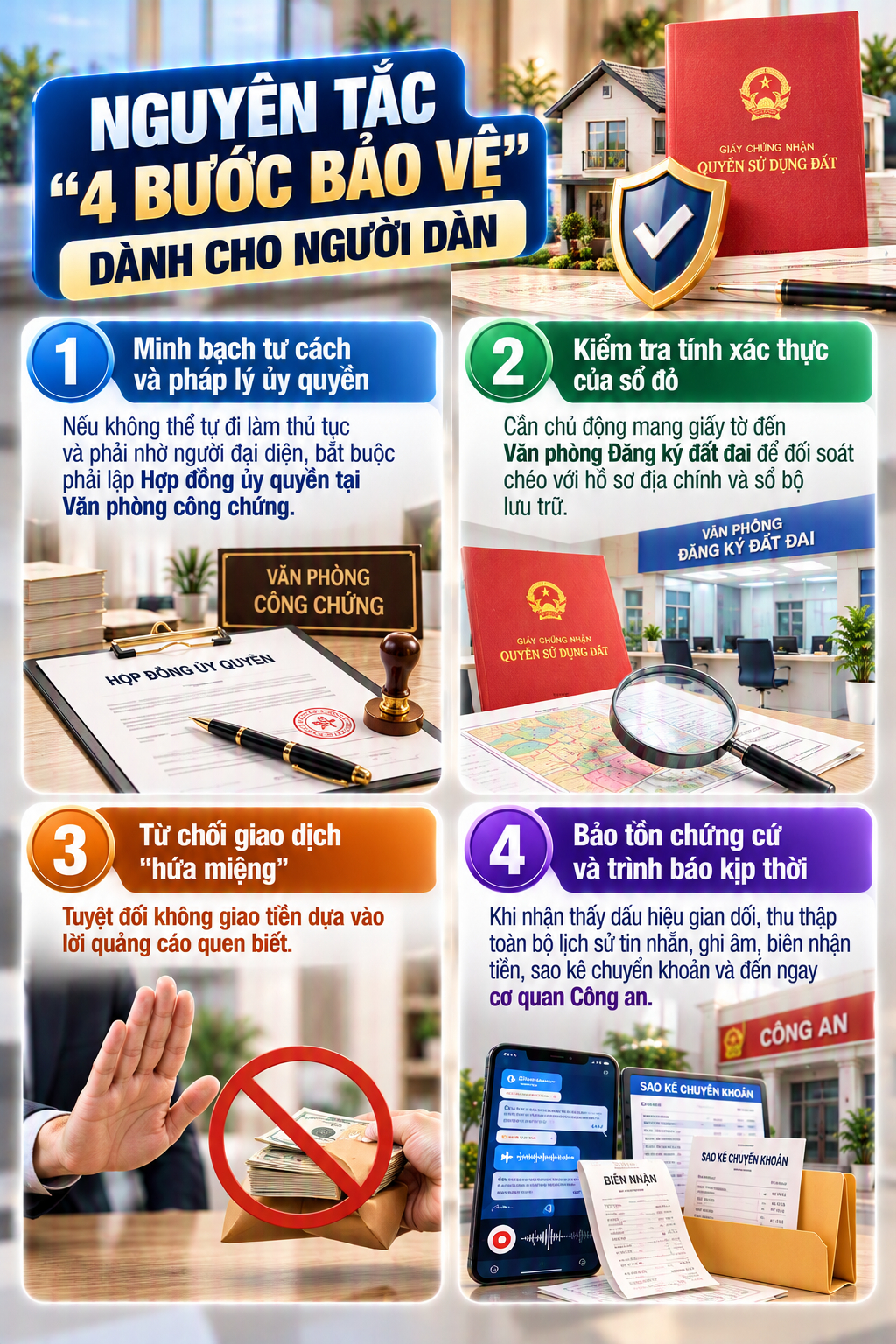Tất cả người dân có sổ đỏ, sổ hồng chú ý thông báo mới nhất từ công an - Ảnh 3.