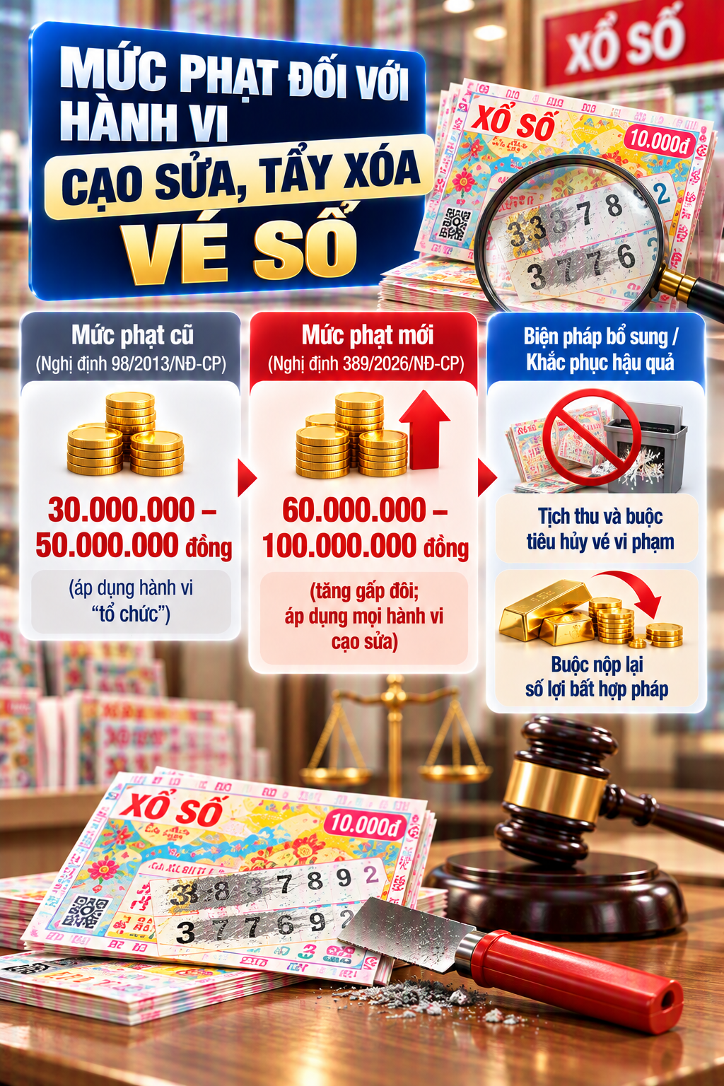 Tất cả người dân khi mua bán xổ số chú ý mức phạt đến 100 triệu đồng từ 30/11 - Ảnh 2.