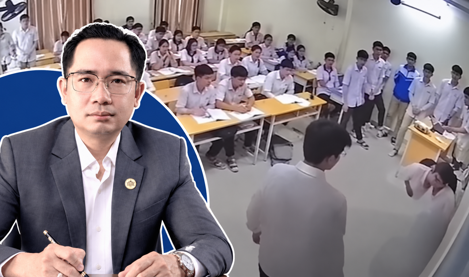 Hiệu trưởng trường có học sinh đánh gãy mũi cô giáo: Tôi vẫn chưa dám xem video - Ảnh 5.