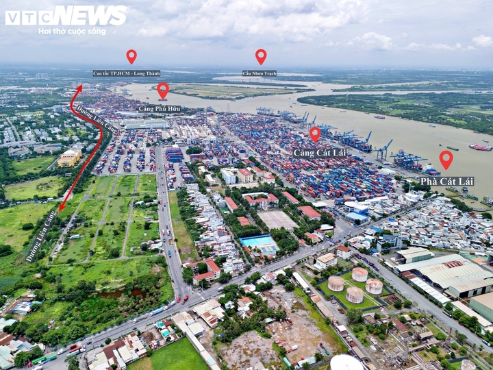 TP . HCM đầu tư gần 8 . 800 Tỷ đồng cho đường liên cảng Cát Lái giảm ùn tắc - Ảnh 1. TP . HCM đầu tư gần 8 . 800 Tỷ đồng cho đường liên cảng Cát Lái giảm ùn tắc - Ảnh 1.