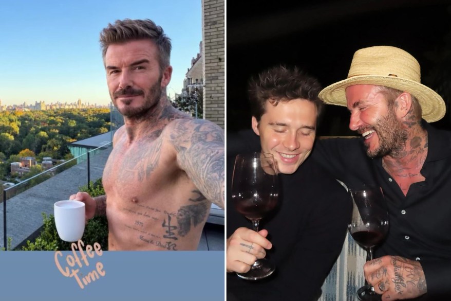 David Beckham khoe body săn chắc ở tuổi 51 gửi th&ocirc;ng điệp tới Brooklyn - Ảnh 1.