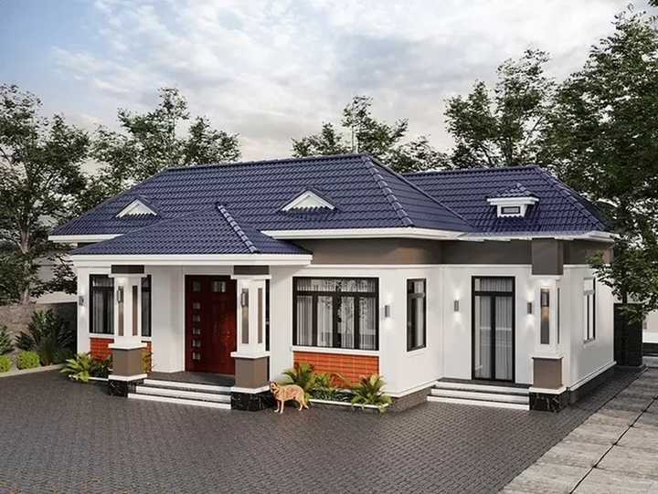 5 mẫu nhà mái Nhật 1 tầng 4 phòng ngủ đẹp và tiện nghi cho gia đình năm 2026 - Ảnh 2. 5 mẫu nhà mái Nhật 1 tầng 4 phòng ngủ đẹp và tiện nghi cho gia đình năm 2026 - Ảnh 2.