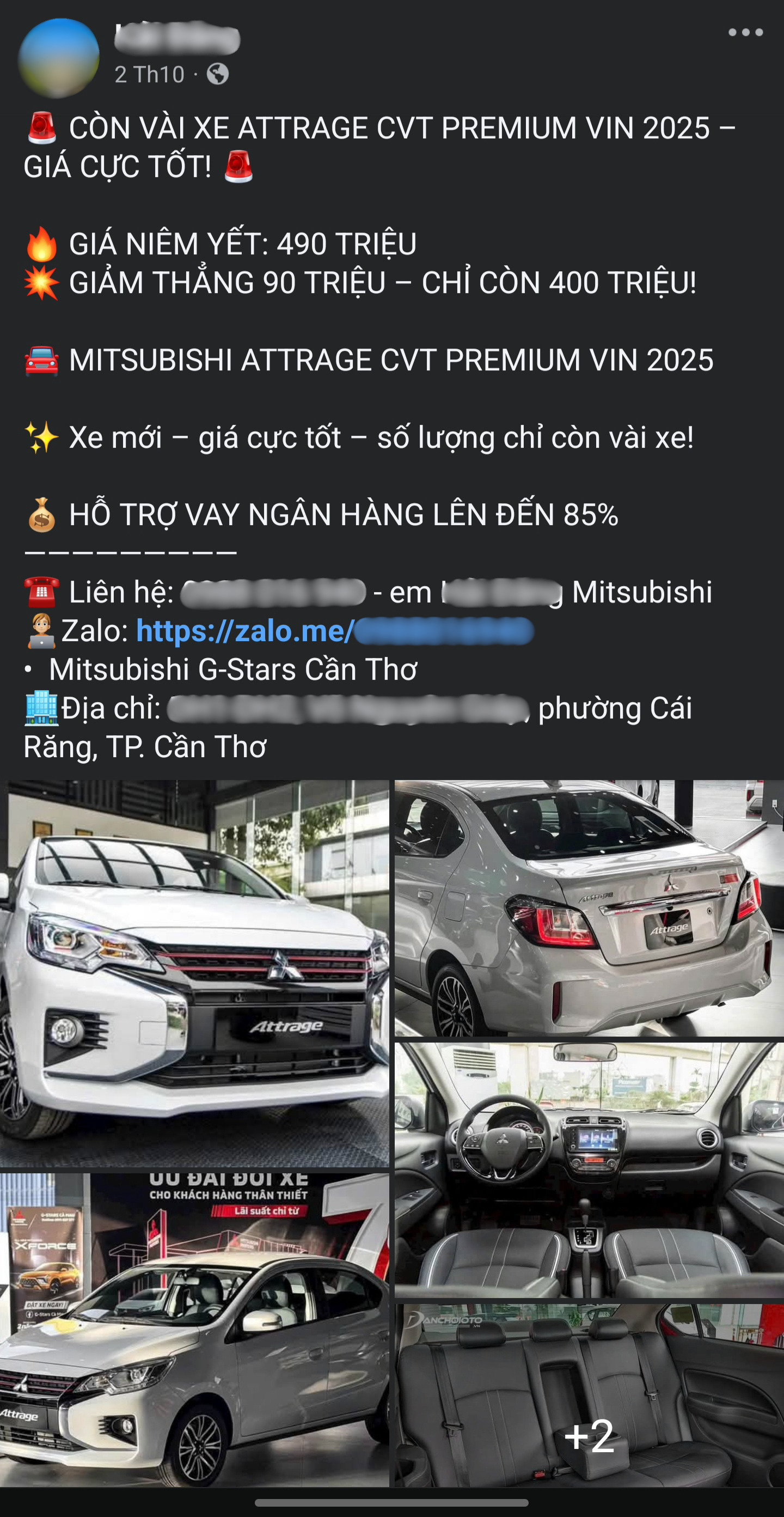 Mitsubishi Attrage giảm sâu tại đại lý: Bản thấp dưới 335 triệu, bản cao 400 triệu, tạo sức ép lên Hyundai Grand i10 - Ảnh 1.
