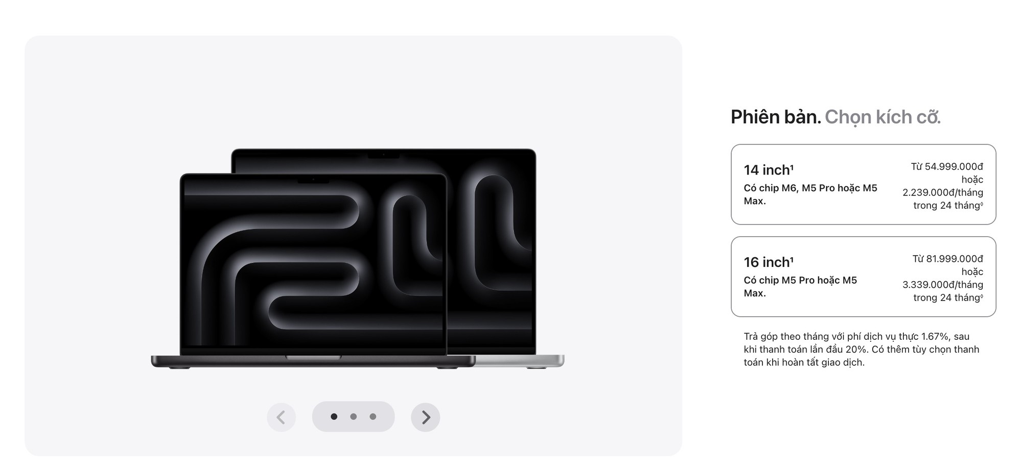 MacBook Pro 14 inch chip M6 ra mắt với Hiệu năng vượt trội và giá chỉ từ 54 , 99 triệu đồng - Ảnh 4. MacBook Pro 14 inch chip M6 ra mắt với Hiệu năng vượt trội và giá chỉ từ 54 , 99 triệu đồng - Ảnh 4.