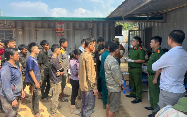 Công an kiểm tra 88 người ở công ty bê tông, công trình trường mầm non,...