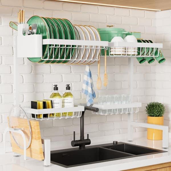 Vì sao nhiều gia đình không còn đặt giá úp bát trên mặt bếp? 2 vị trí khác giúp căn bếp gọn hơn - Ảnh 2.