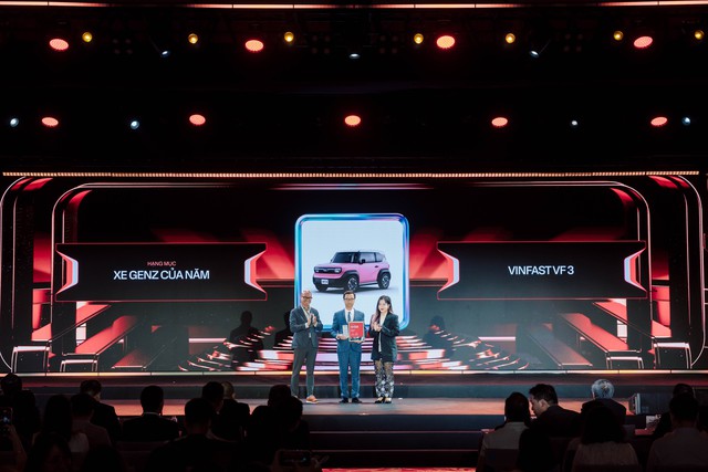 VinFast VF 3 tiếp tục là 'Xe GenZ của năm' tại Car Choice Awards 2026 - Ảnh 1.