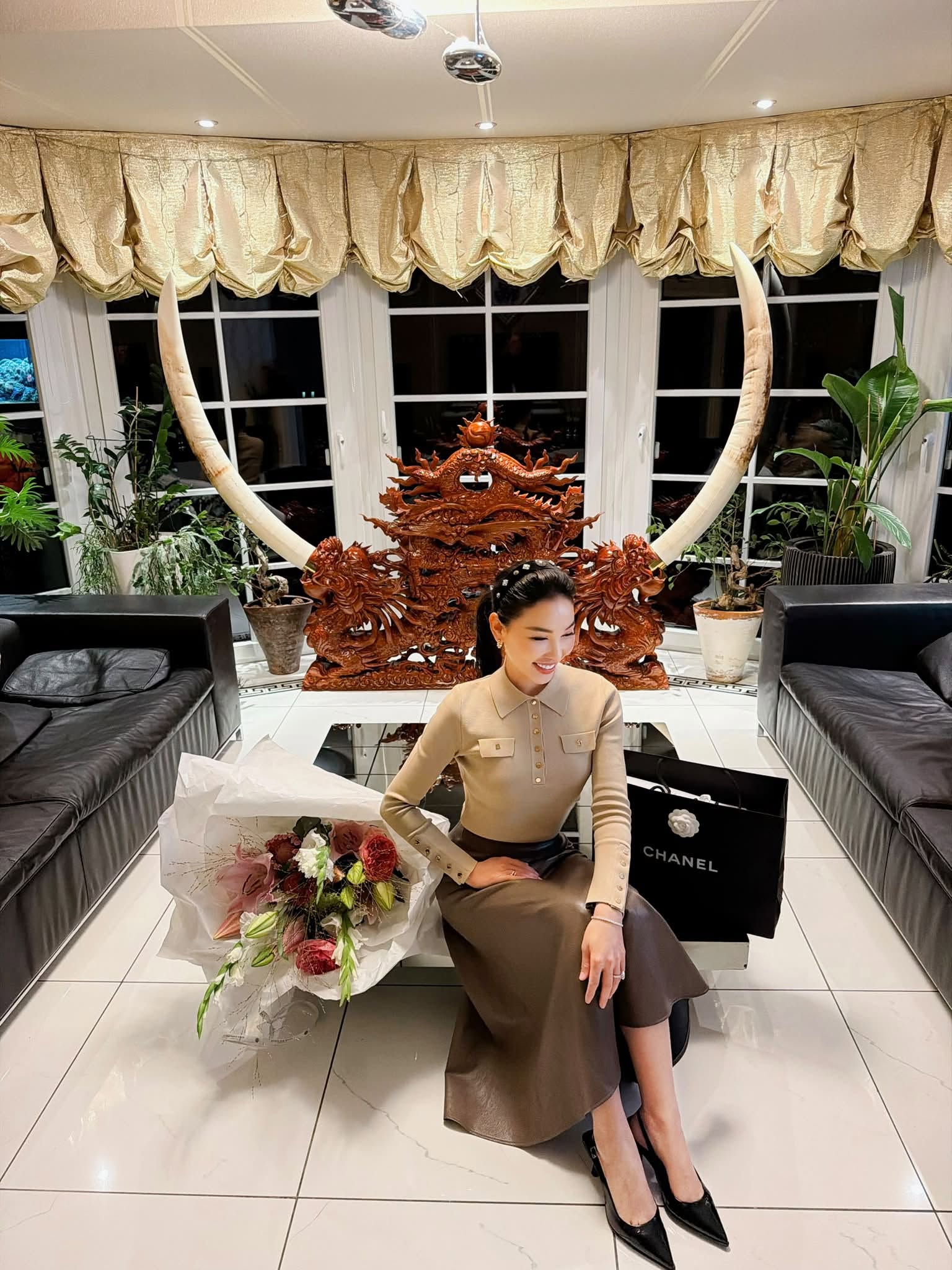 Diễn vi&ecirc;n Quỳnh Thư sau biến cố sang Đức sống, sinh con: "Em y&ecirc;u anh rất nhiều!" - Ảnh 1.