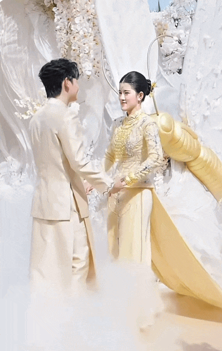 Đ&aacute;m cưới h&agrave;o m&ocirc;n hot dần dần MXH: Thiếu gia ng&agrave;nh xăng dầu cưới &aacute;i nữ tiệm v&agrave;ng- Ảnh 5.