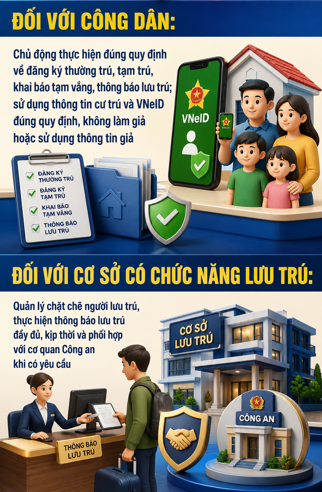 Tất cả người dân chú ý mức phạt từ 500 nghìn đến 12 triệu đồng khi đăng ký thường trú, tạm trú - Ảnh 3.
