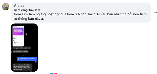 Tiệm vàng 30 năm tuổi ở TP.HCM ngừng hoạt động: Thực hư thông tin ra sao?- Ảnh 3.