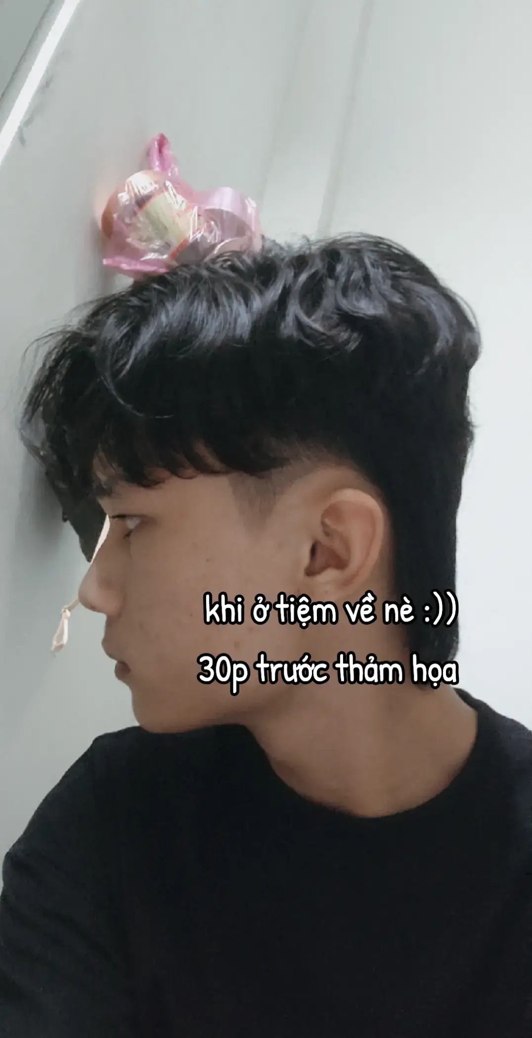 Cận Tết v&agrave; thảm họa l&agrave;m t&oacute;c của ch&agrave;ng trai khiến 3 triệu người cười nghi&ecirc;ng ngả - Ảnh 4.