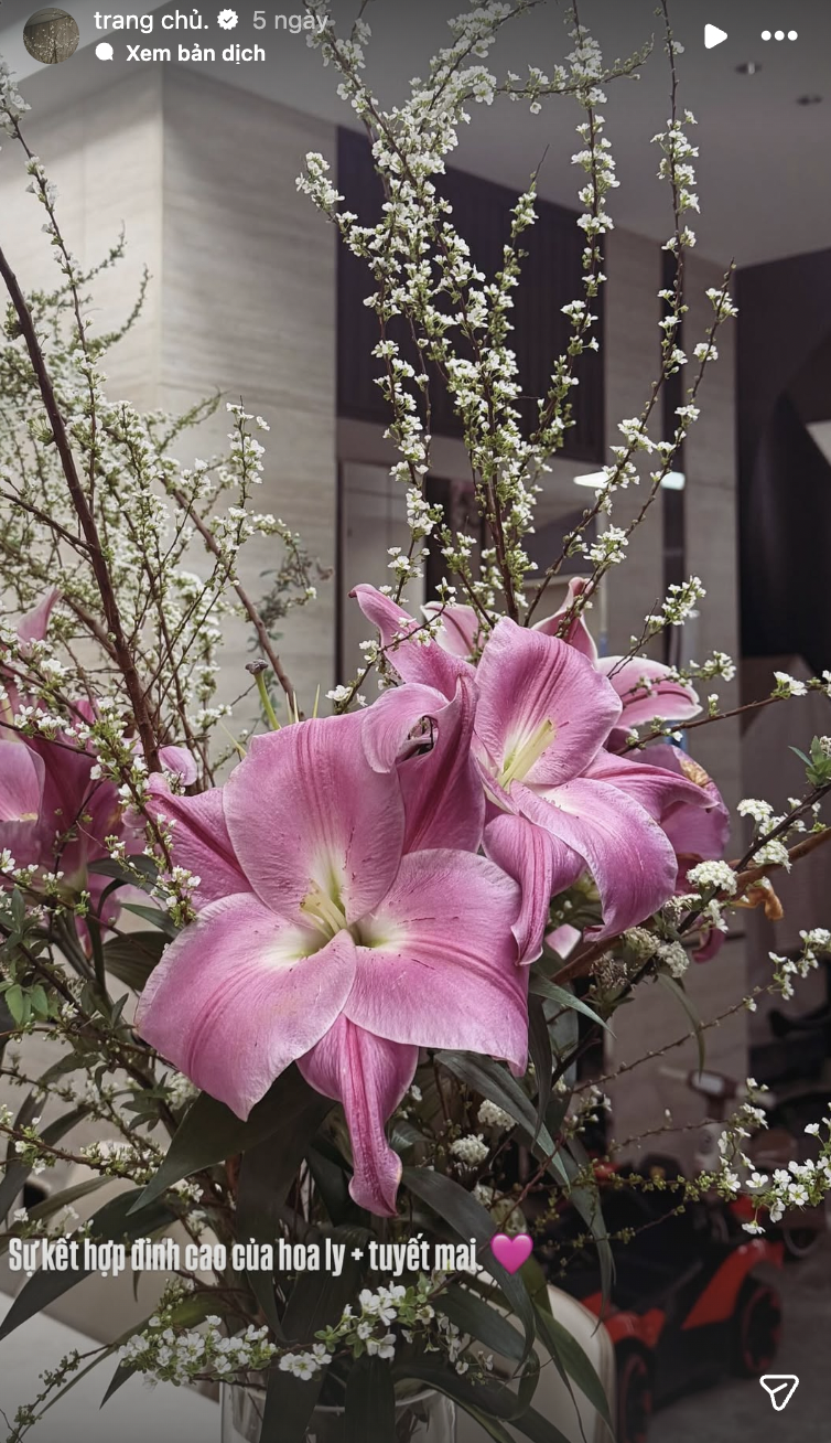 Doãn Hải My trang trí biệt thự chục tỷ đón Tết, được khen vừa đẹp vừa khéo vì mâm cỗ cúng ông Công ông Táo - Ảnh 4.