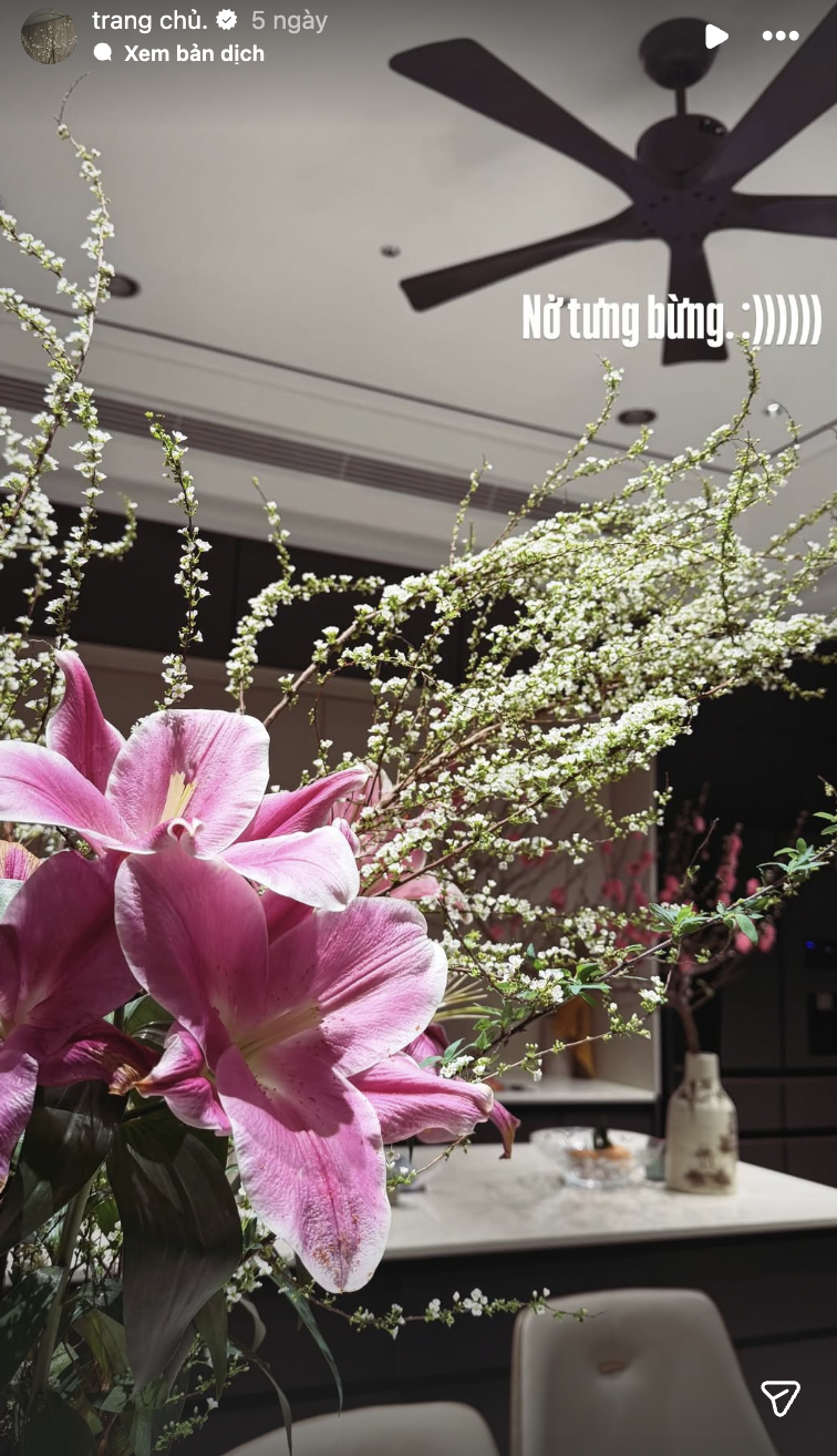 Doãn Hải My trang trí biệt thự chục tỷ đón Tết, được khen vừa đẹp vừa khéo vì mâm cỗ cúng ông Công ông Táo - Ảnh 6.