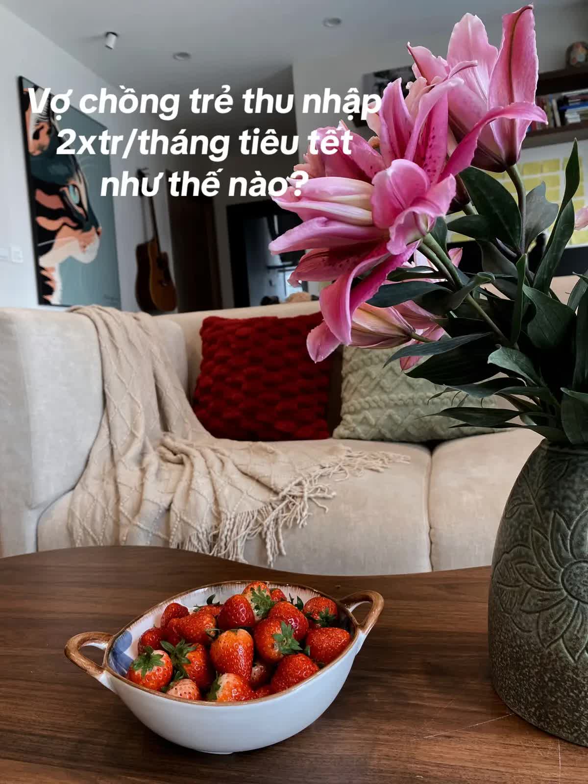 Vợ đảm ở H&agrave; Nội dự tr&ugrave; chi ti&ecirc;u Tết cho 3 gia đ&igrave;nh g&oacute;i gọn 21 triệu: C&agrave;nh đ&agrave;o 300k, tuyết mai 90k... hoa rực rỡ khắp nh&agrave;- Ảnh 8.