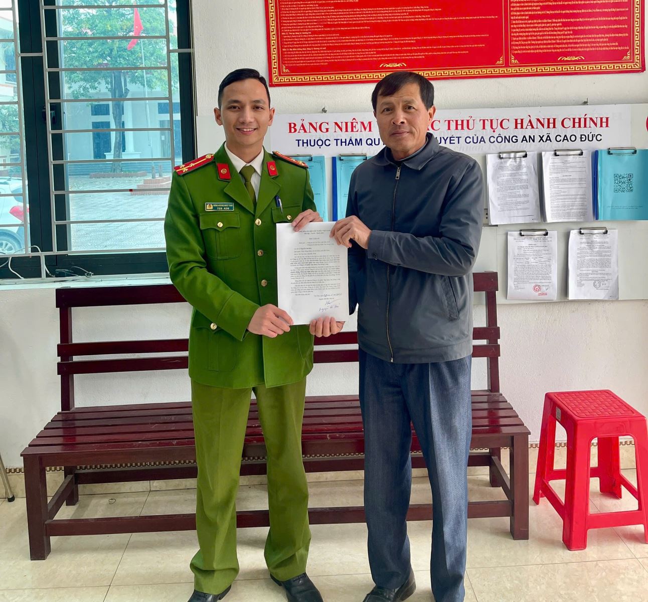 Công an giúp ông Hải lấy lại 252 triệu đồng chuyển nhầm cho công ty Tân Hưng Long - Ảnh 2.