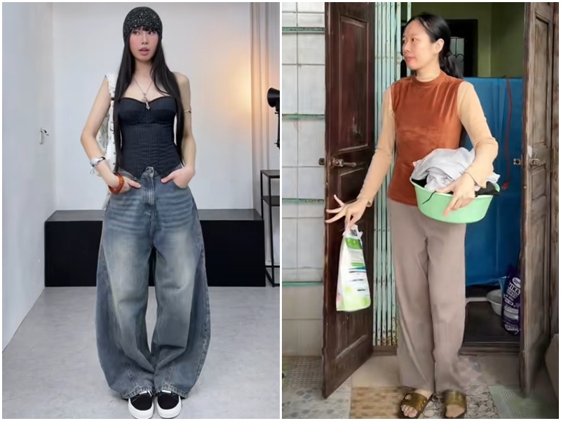 Trào lưu đang gây sốt: Mỹ nhân và gái quê cách nhau đúng 1 kỳ nghỉ Tết!- Ảnh 4.