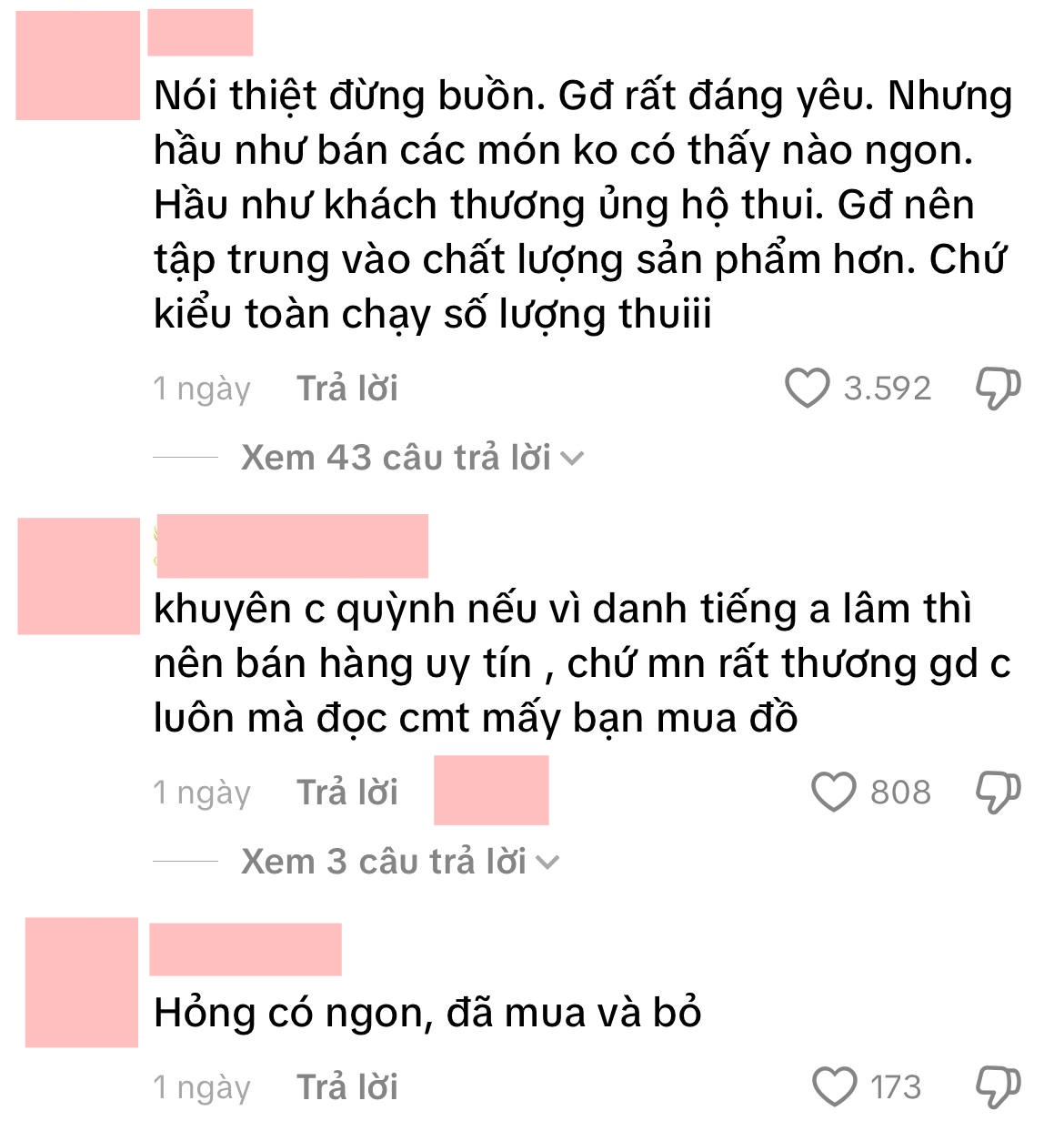 Vợ L&ecirc; Dương Bảo L&acirc;m g&acirc;y tranh c&atilde;i v&igrave; b&aacute;n h&agrave;ng k&eacute;m chất lượng- Ảnh 4.