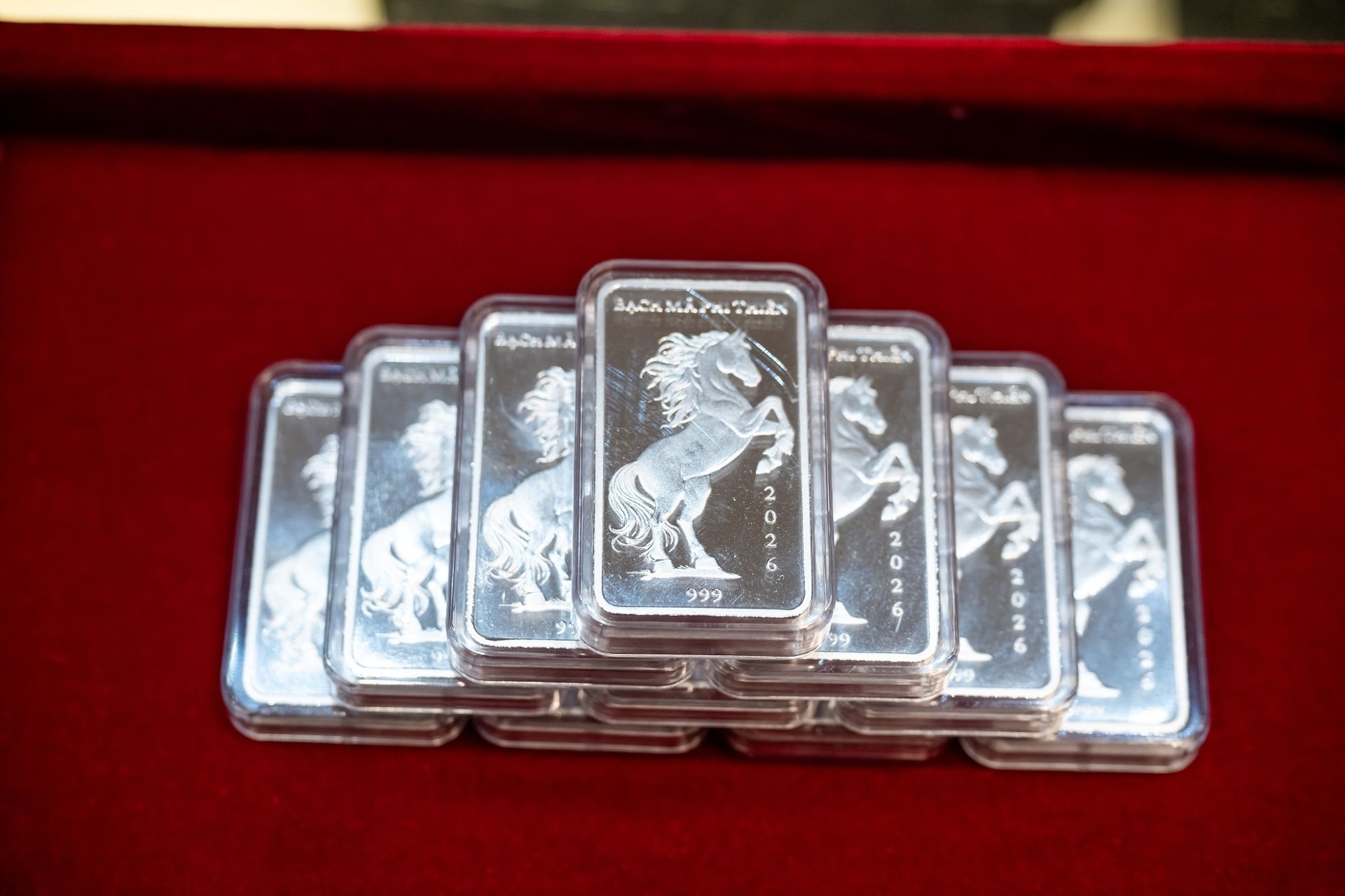 Người d&acirc;n xếp h&agrave;ng đ&ocirc;ng nghịt mua v&agrave;ng ng&agrave;y cận Tết B&iacute;nh Ngọ, bạc thỏi Bạch M&atilde; Ph&uacute; Qu&yacute; g&acirc;y "sốt" - Ảnh 8.