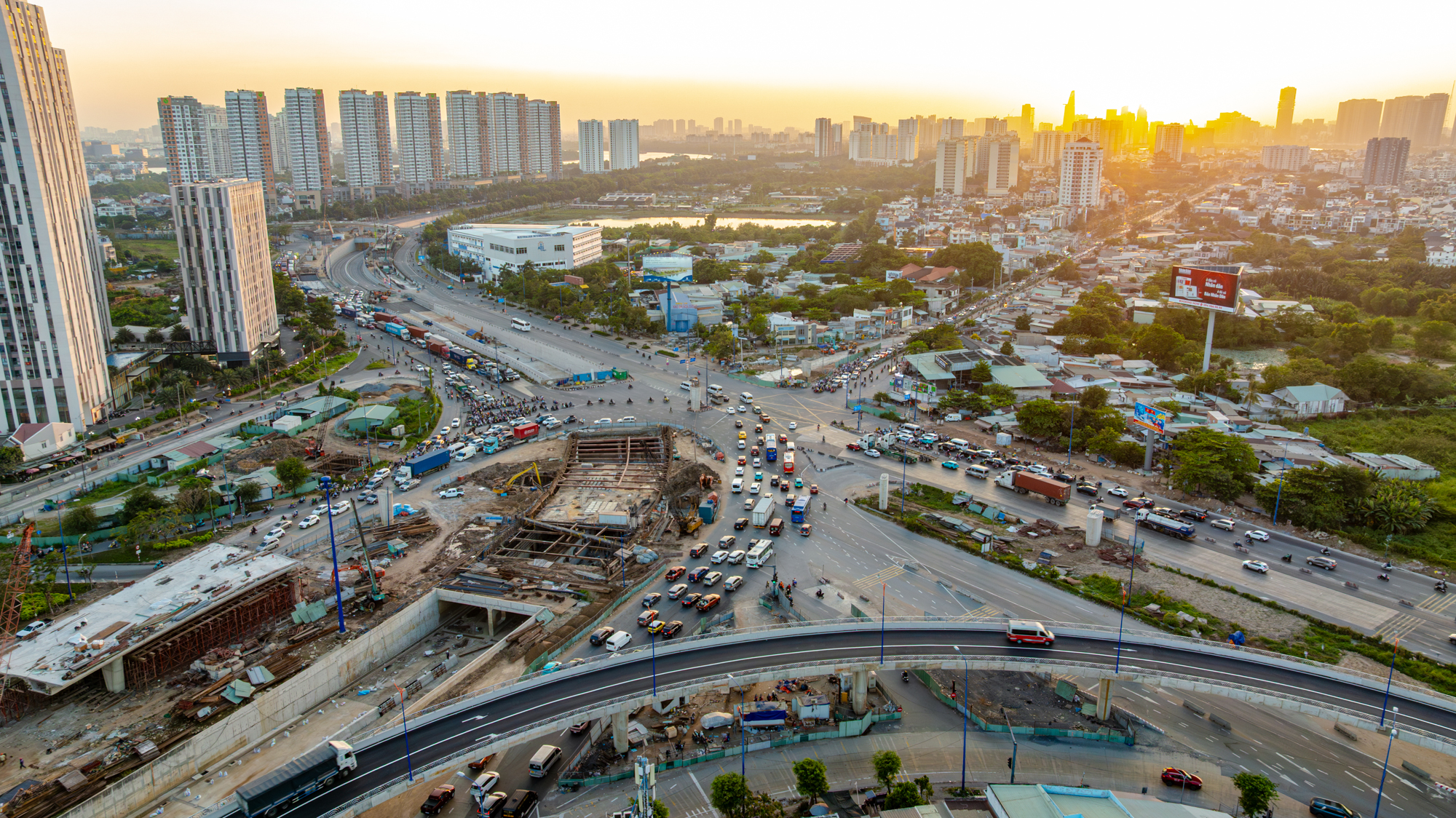 To&agrave;n cảnh n&uacute;t giao c&oacute; 2 hầm, 3 tầng, 8 cầu, trị gi&aacute; 3.400 tỷ ở TP.HCM - Ảnh 10.